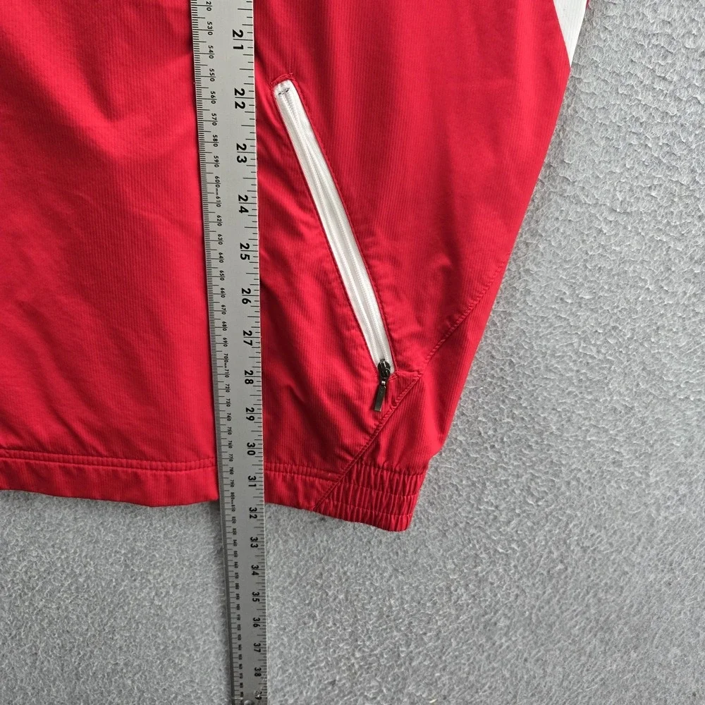 VINTAGE Fresno State Bulldogs‎ Men Track Jacket XXL Red Embroidered Nike Y2K